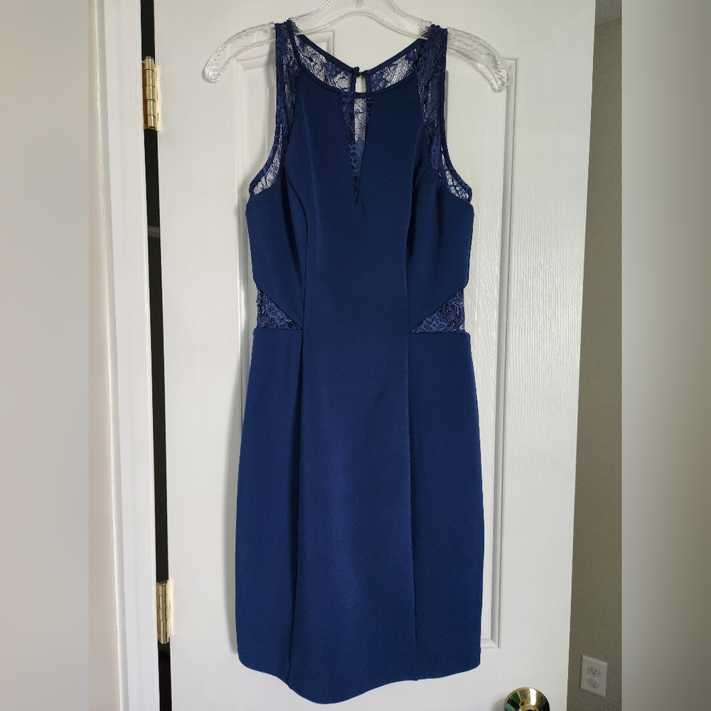 Navy Blue Guess Cocktail Dress, Size 4
